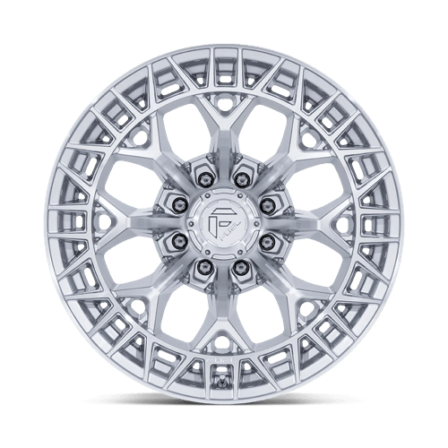 20x10 Fuel Off-Road FC873 Charger Gloss Silver Machined Face Wheel 8x180 (-18mm)