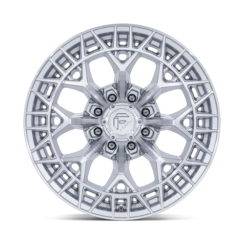 20x10 Fuel Off-Road FC873 Charger Gloss Silver Machined Face Wheel 8x6.5 (-18mm)