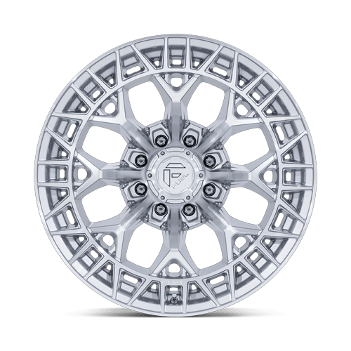 20x9 Fuel Off-Road FC873 Charger Gloss Silver W/ Machined Face Wheel 8x6.5 (1mm)
