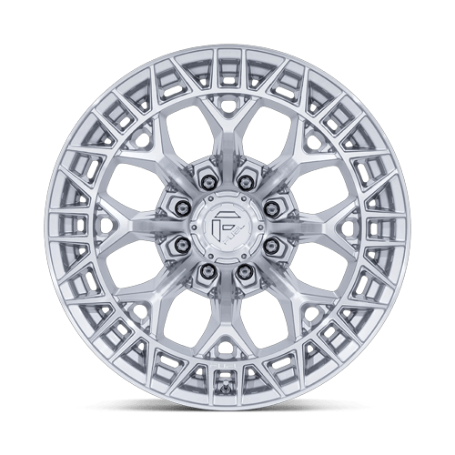 22x12 Fuel Off-Road FC873 Charger Gloss Silver Machined Face Wheel 8x6.5 (-44mm)