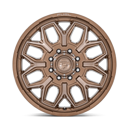 20x8.25 Fuel Off-Road D876 Flux Platinum Bronze DUALLY FRONT Wheel 8x170 (104mm)