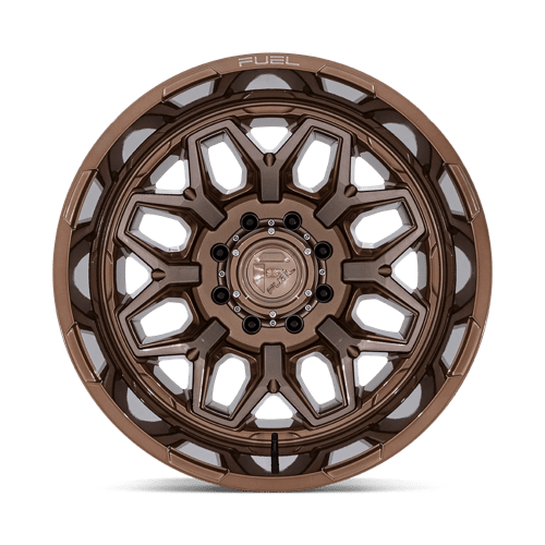 20x8.25 Fuel Off-Road D876 Flux Platinum Bronze DUALLY REAR Wheel 8x200 (-201mm)