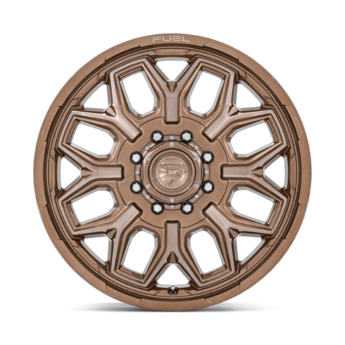 22x8.25 Fuel Off-Road D876 Flux Platinum Bronze DUALLY FRONT Wheel 8x6.5 (104mm)