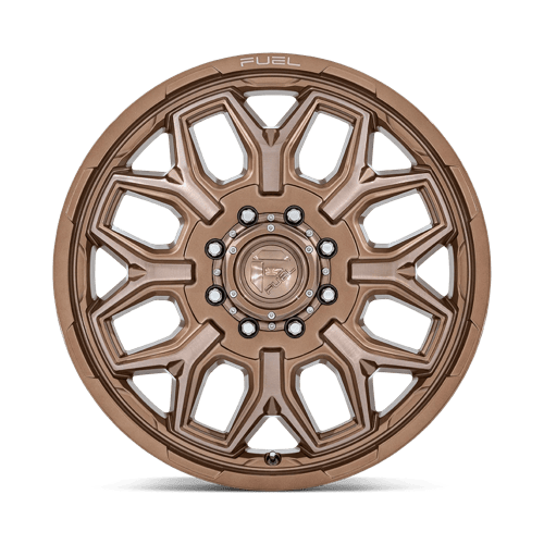22x8.25 Fuel Off-Road D876 Flux Platinum Bronze DUALLY FRONT Wheel 8x210 (104mm)