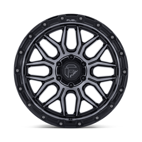 18x9 Fuel Off-Road FC881 Surge Glossy Black Machined W/ GTCC Wheel 8x6.5 (1mm)