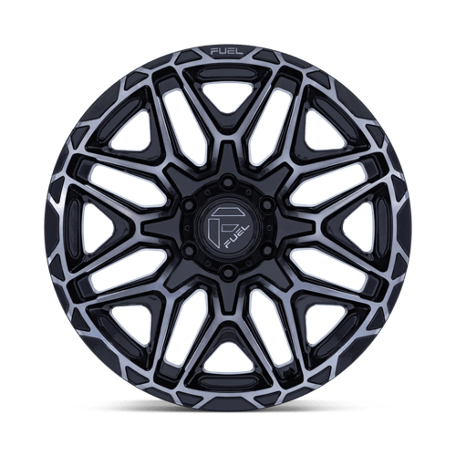 20x9 Fuel FC885 Injector Gloss Black Machined Face Dark Tint Wheel 8x180 (1mm)