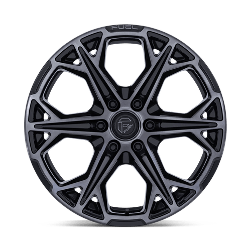 20x9 Fuel FC886 Hammerhead Gloss Black Dark Tinted Clear Wheel 6x135 (1mm)