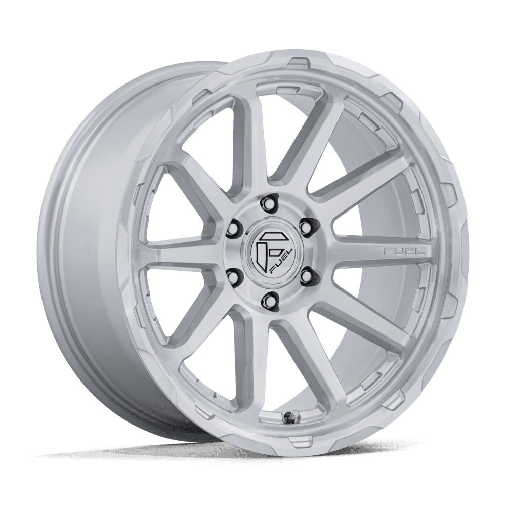 18x9 Fuel Off-Road FC887 Circuit Gloss Silver W/ Machined Face Wheel 6x5.5 (1mm)