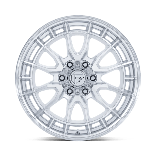 18x9 Fuel Off-Road FC888 Revolt Hyper Silver W/ Machined Face Wheel 6x135 (20mm)