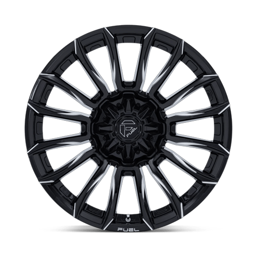 20x9 Fuel Off-Road FC889 Blade Gloss Black Milled Wheel 5x5/5x5.5 (1mm)