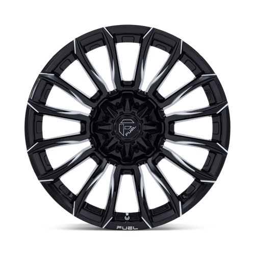 20x9 Fuel Off-Road FC889 Blade Gloss Black Milled Wheel 5x5/5x5.5 (1mm)
