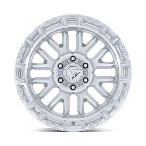 20x9 Fuel Off-Road FC890 Rail Gloss Silver W/ Machined Face Wheel 6x135 (1mm)