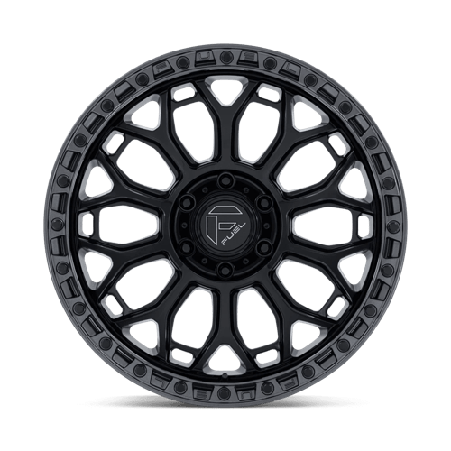 17x8.5 Fuel Off-Road FC901 Talon Glossy Black W/ Gunmetal Lip Wheel 6x5.5 (25mm)