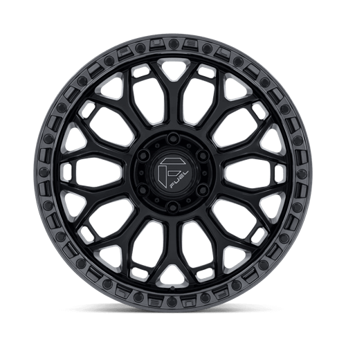 17x8.5 Fuel Off-Road FC901 Talon Glossy Black W/ Gunmetal Lip Wheel 6x5.5 (25mm)