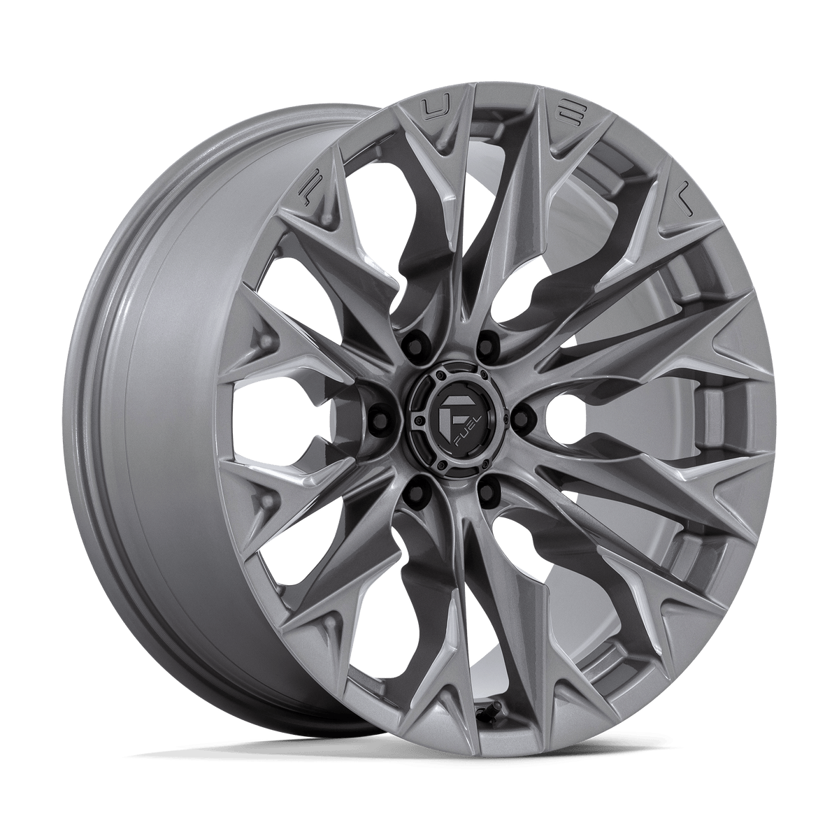 20x9 Fuel D806 Flame Platinum Wheel 6x5.5 (1mm)