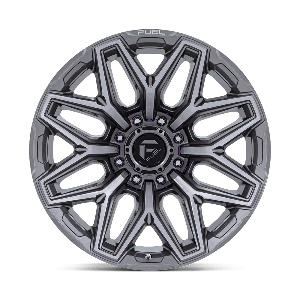 22x12 Fuel FC854 Flux Platinum Wheel 8x6.5 (-44mm)