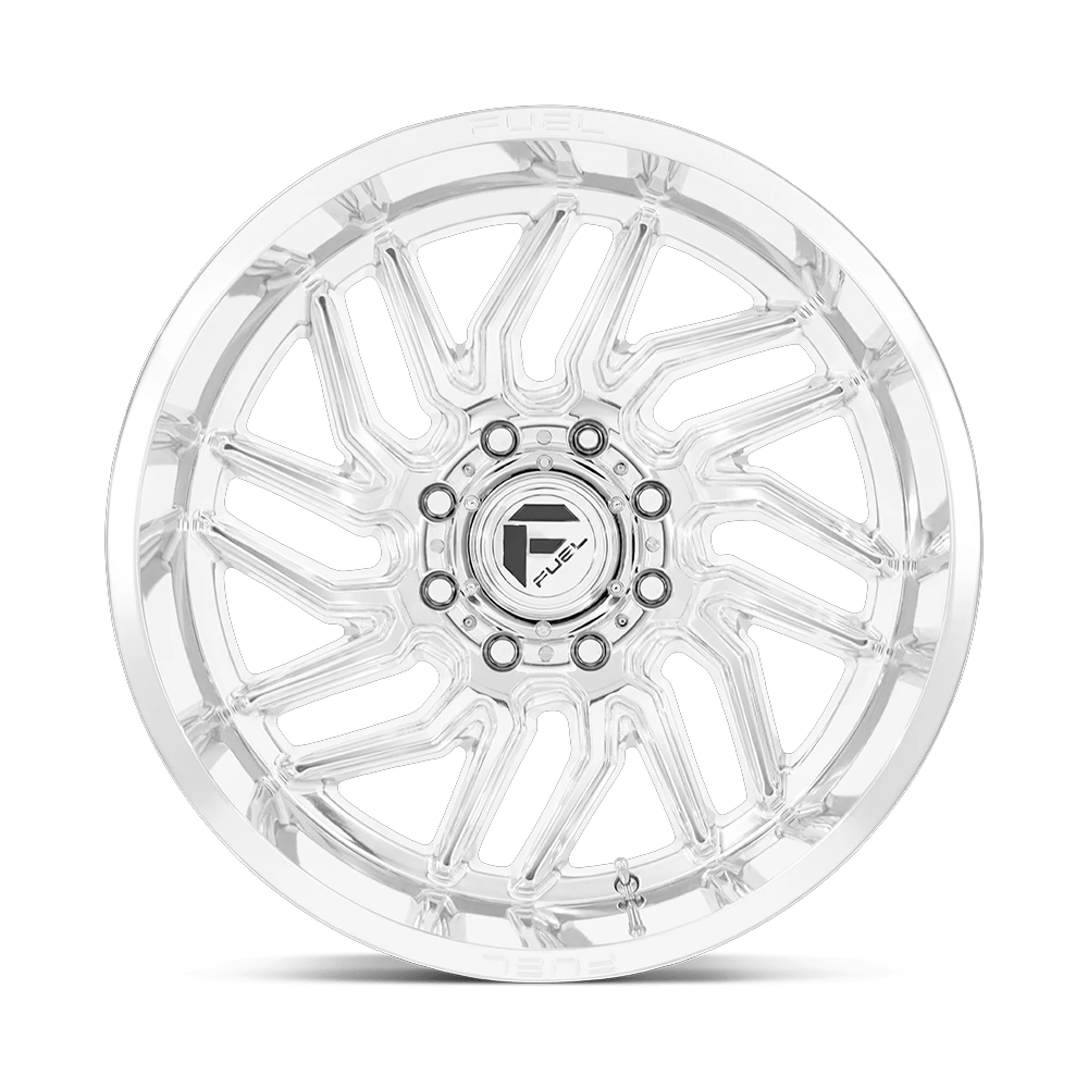 22x12 Fuel D809 Hurricane Polished Milled Wheel 5x5.5 (-44mm)