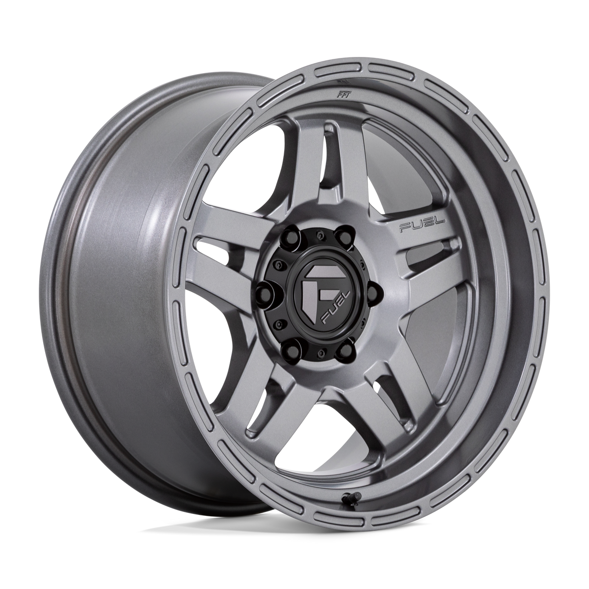 18x9 Fuel D801 Oxide Matte Gunmetal Wheel 6x5.5 (1mm)