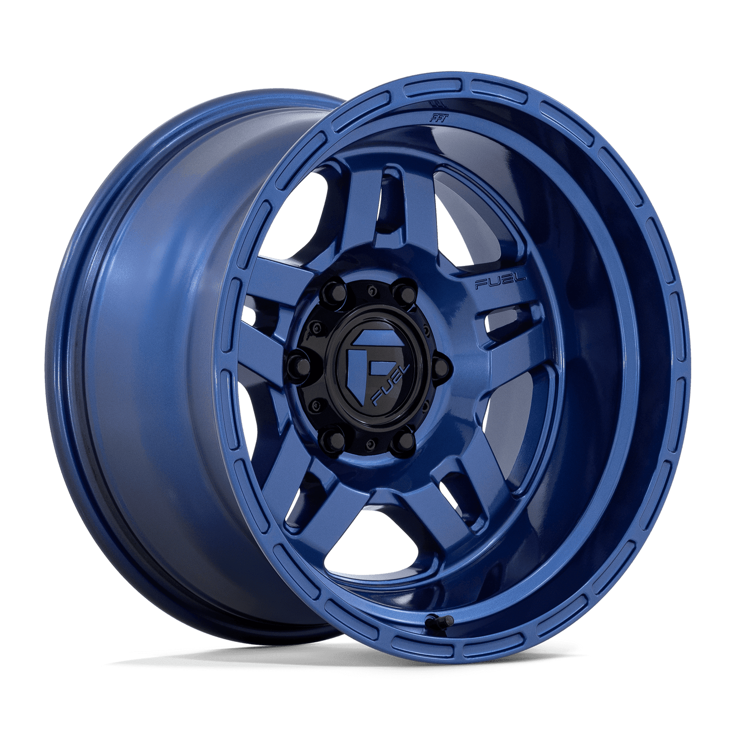 17x9 Fuel D802 Oxide Dark Blue Wheel 6x5.5 (-38mm)