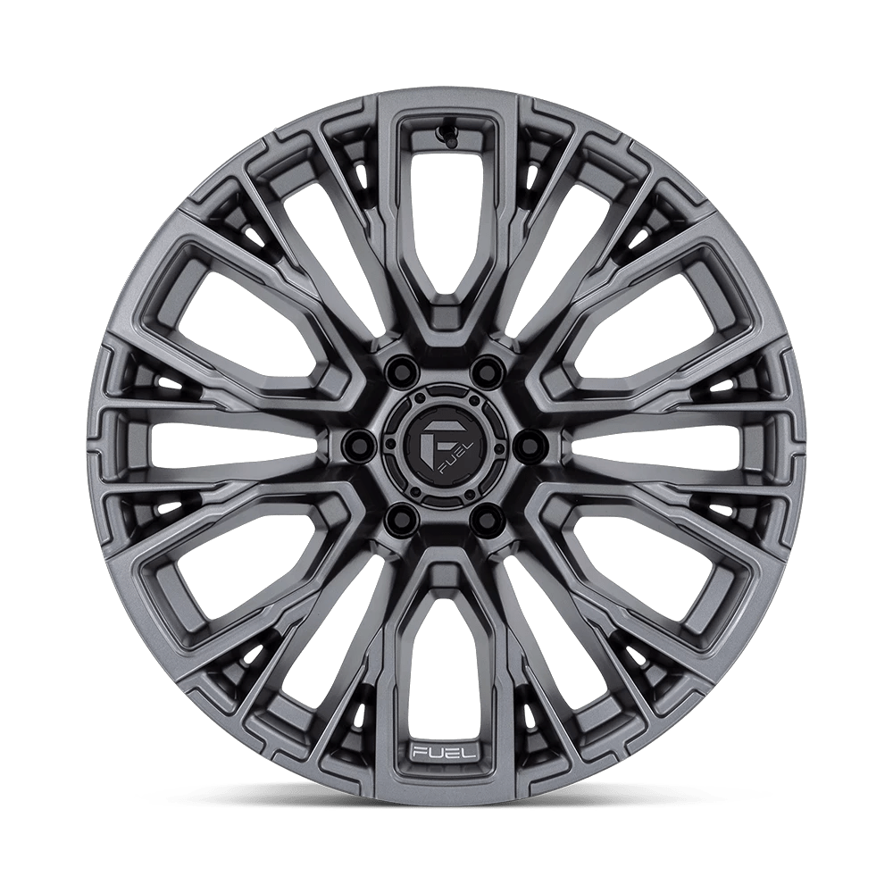 17x9 Fuel D848 Rebar Matte Gunmetal Wheel 6x5.5 (-12mm)