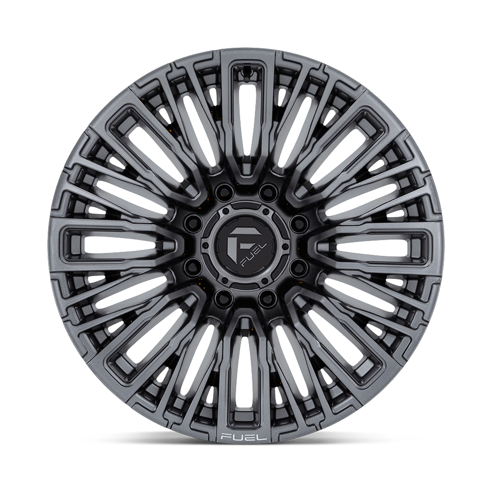 20x10 Fuel D848 Rebar Matte Gunmetal Wheel 8x6.5 (-18mm)
