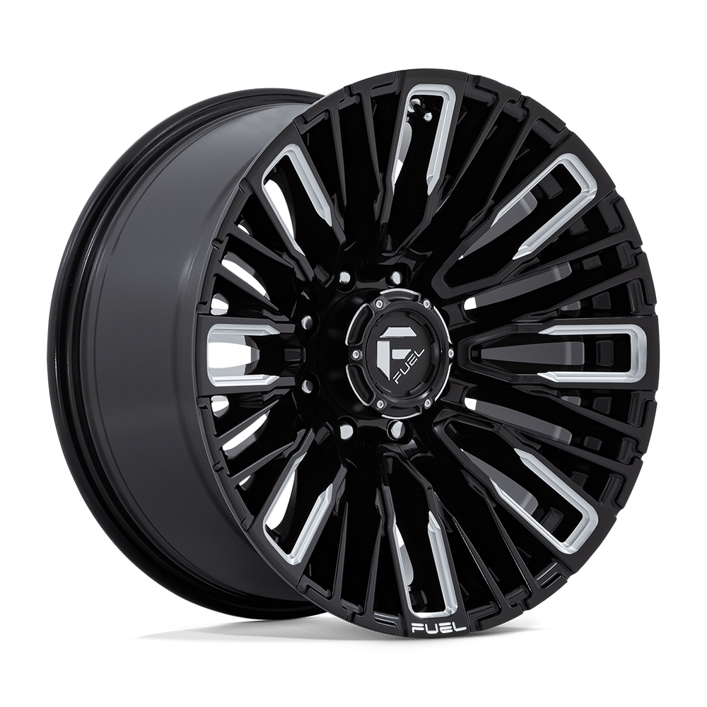 20x10 Fuel Off-Road D849 Rebar Gloss Black Milled Wheel 8x180 (-18mm)
