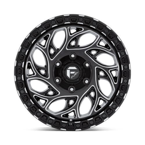 17x9 Fuel Off-Road D840 Runner OR Gloss Black Milled Wheel 6x4.5 (1mm)