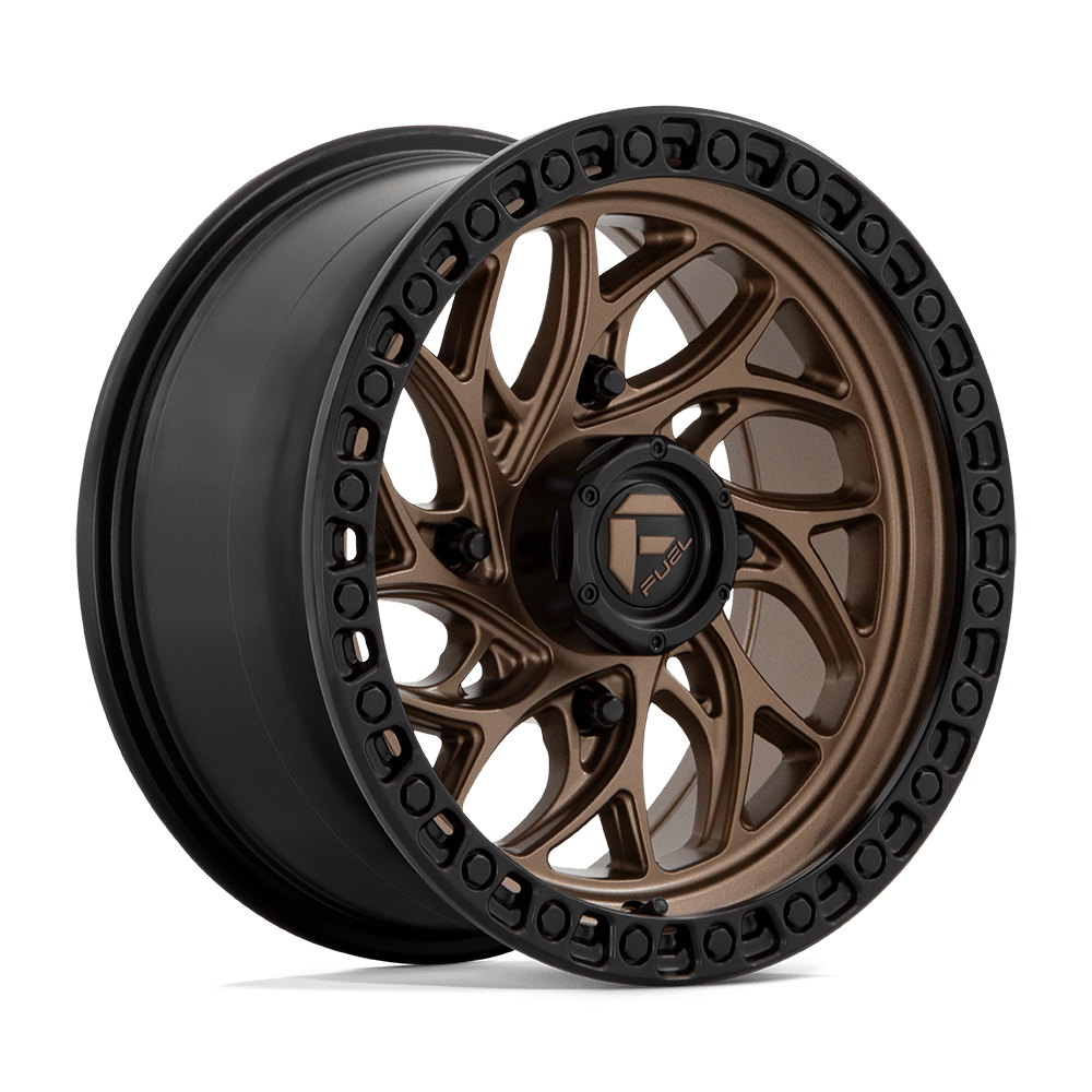 15x7 Fuel D777 Runner UTV Bronze W/Black Ring Wheel 4x156 (10mm)