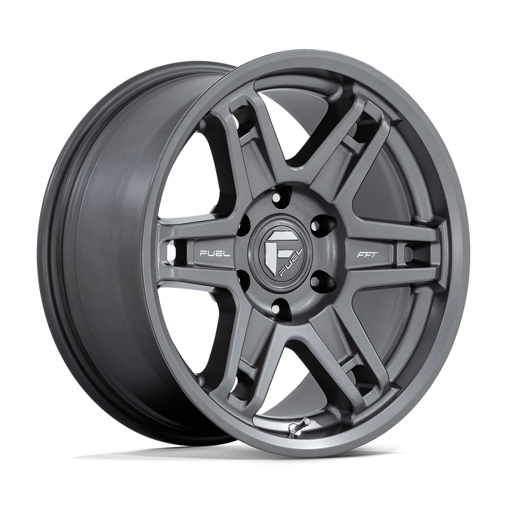 18x8.5 Fuel D838 Slayer Matte Gunmetal Wheel 6x135 (1mm)