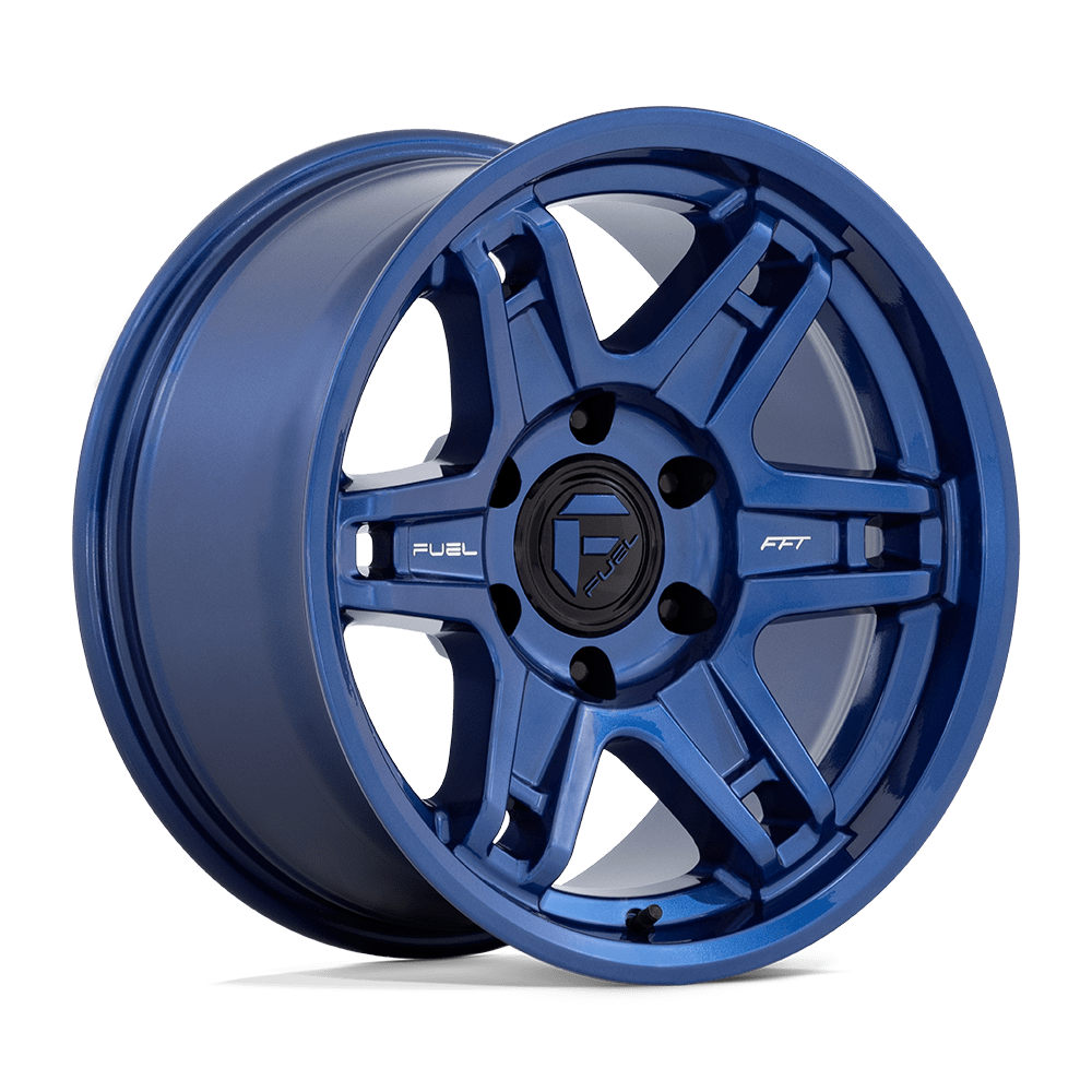 17x8.5 Fuel D839 Slayer Dark Blue Wheel 6x5.5 (1mm)