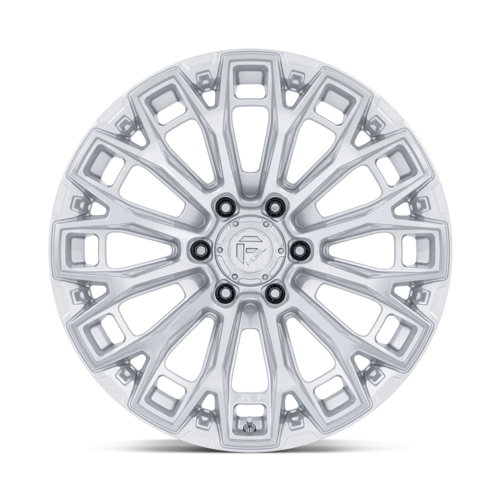20x9 Fuel Off-Road FC882 Trax Gloss Silver W/ Machined Face Wheel 6x135 (20mm)