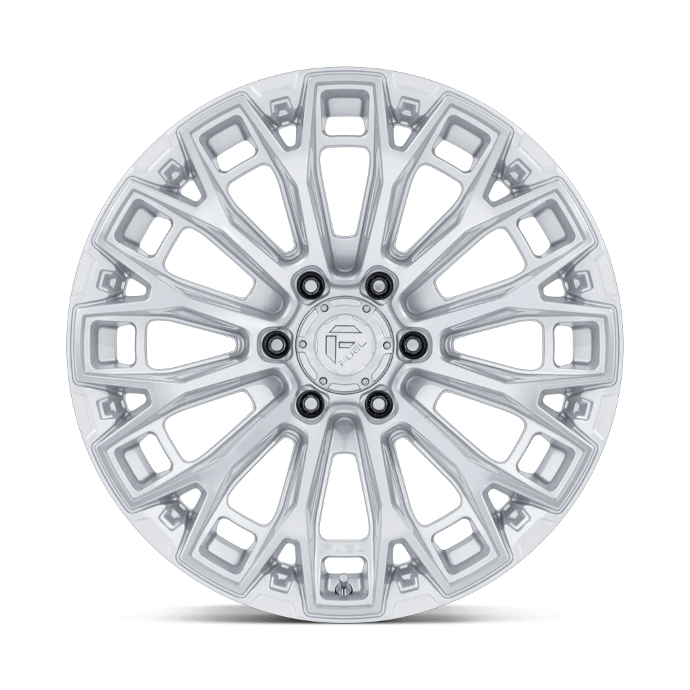 17x9 Fuel Off-Road FC882 Trax Gloss Silver W/ Machined Face Wheel 6x5.5 (1mm)