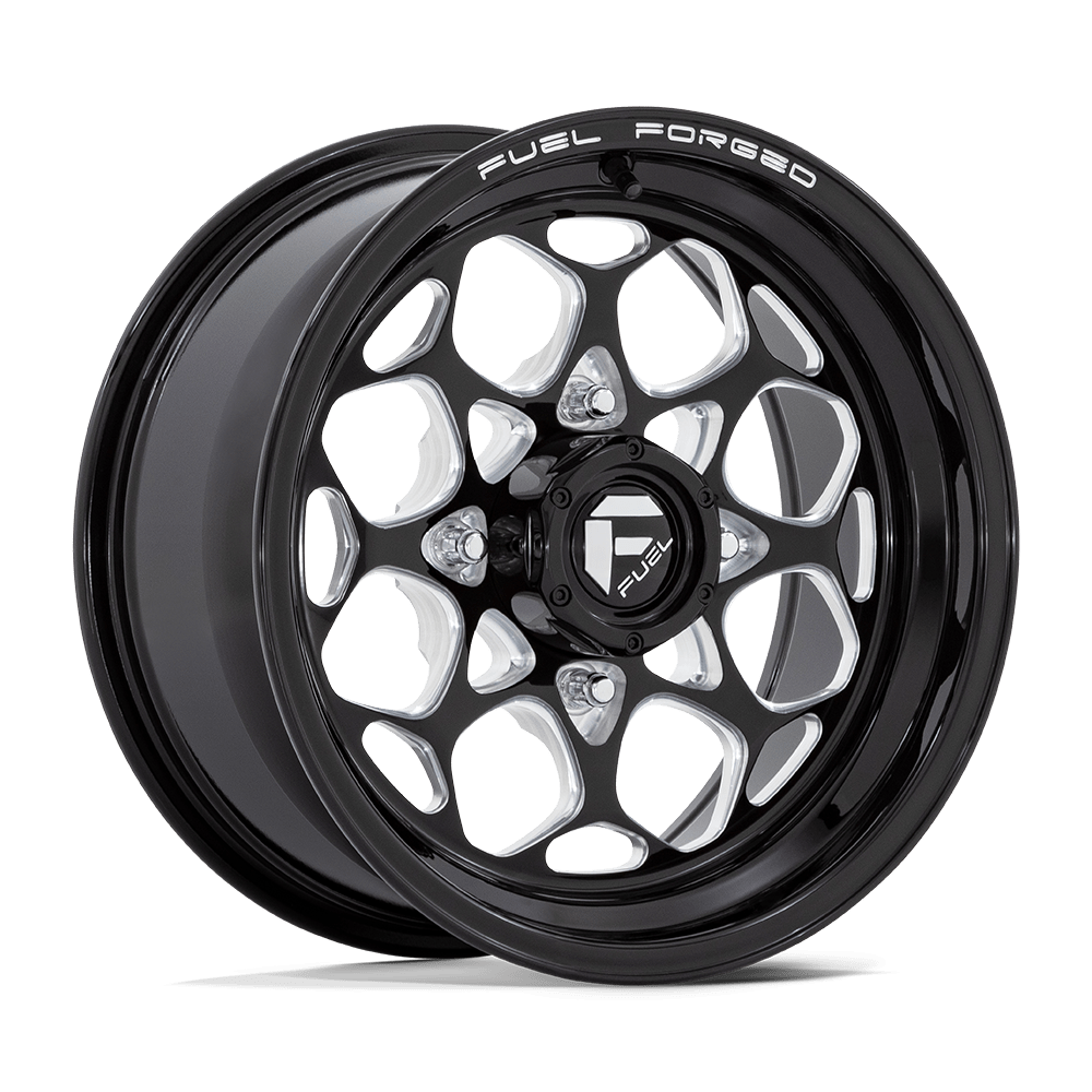 15x7 Fuel FV400 Scepter Gloss Black Milled FORGED UTV Wheel 4x156 (10mm)