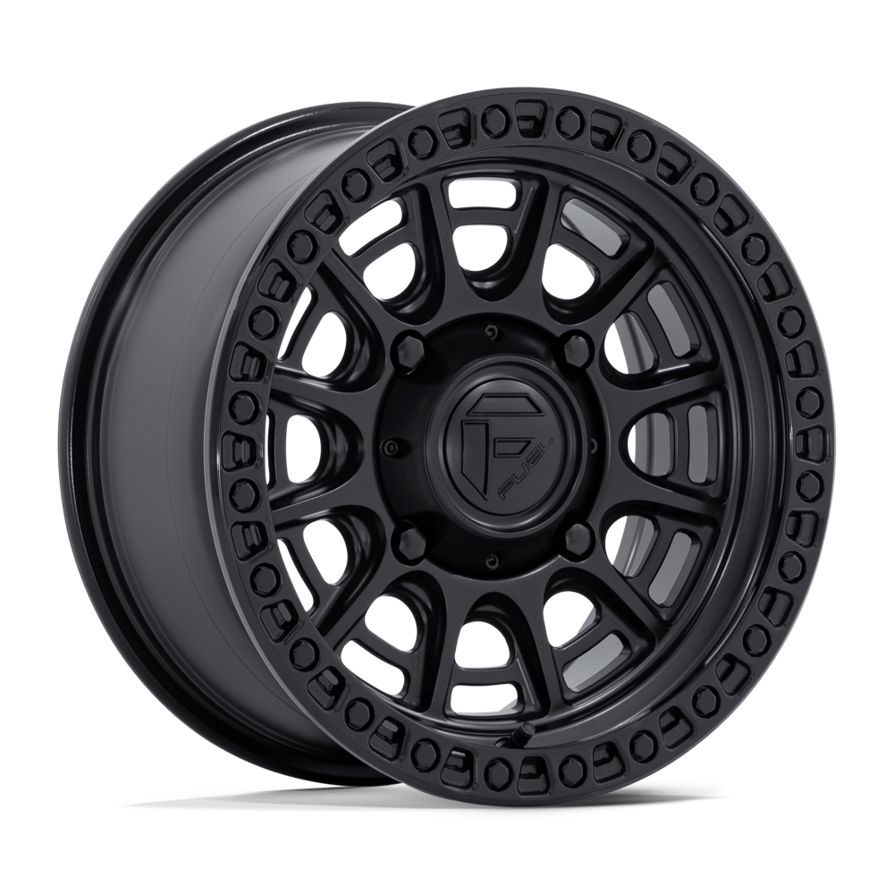 15x7 Fuel Offroad FV832 Cycle Matte Black Gloss Black UTV Wheel 4x137 (38mm)