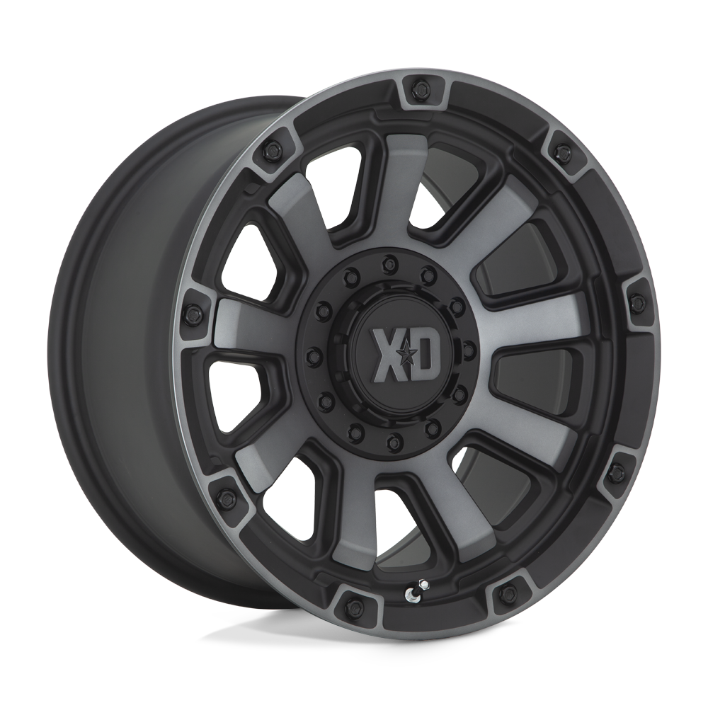 20x10 XD XD852 GAUNTLET Satin Black With Gray Tint Wheel 8x170 (-18mm)