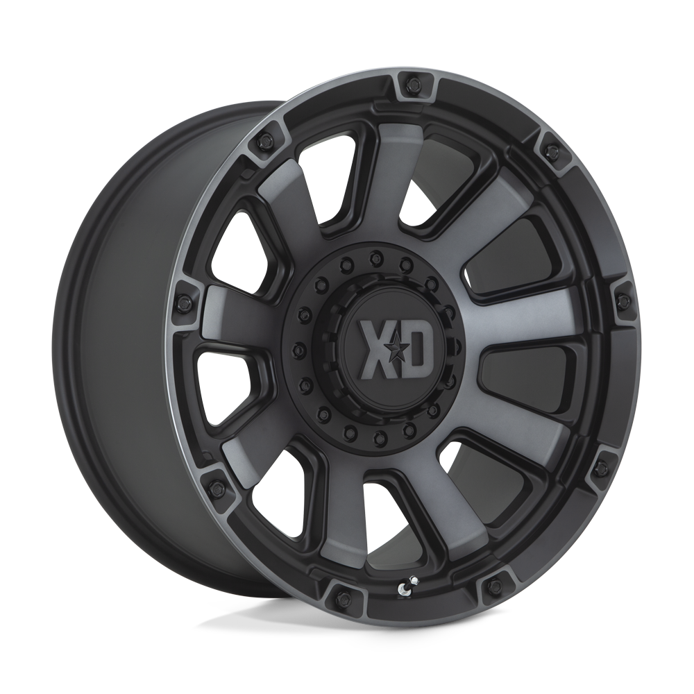 20x10 XD XD852 GAUNTLET Satin Black W/ Gray Tint Wheel 6x5.5/6x135 (-18mm)