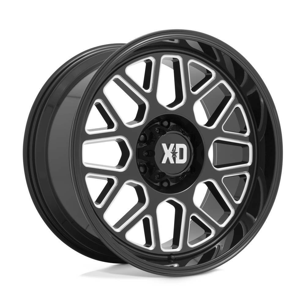 20x10 XD XD849 GRENADE 2 Gloss Black Milled Wheel 8x170 (-18mm)