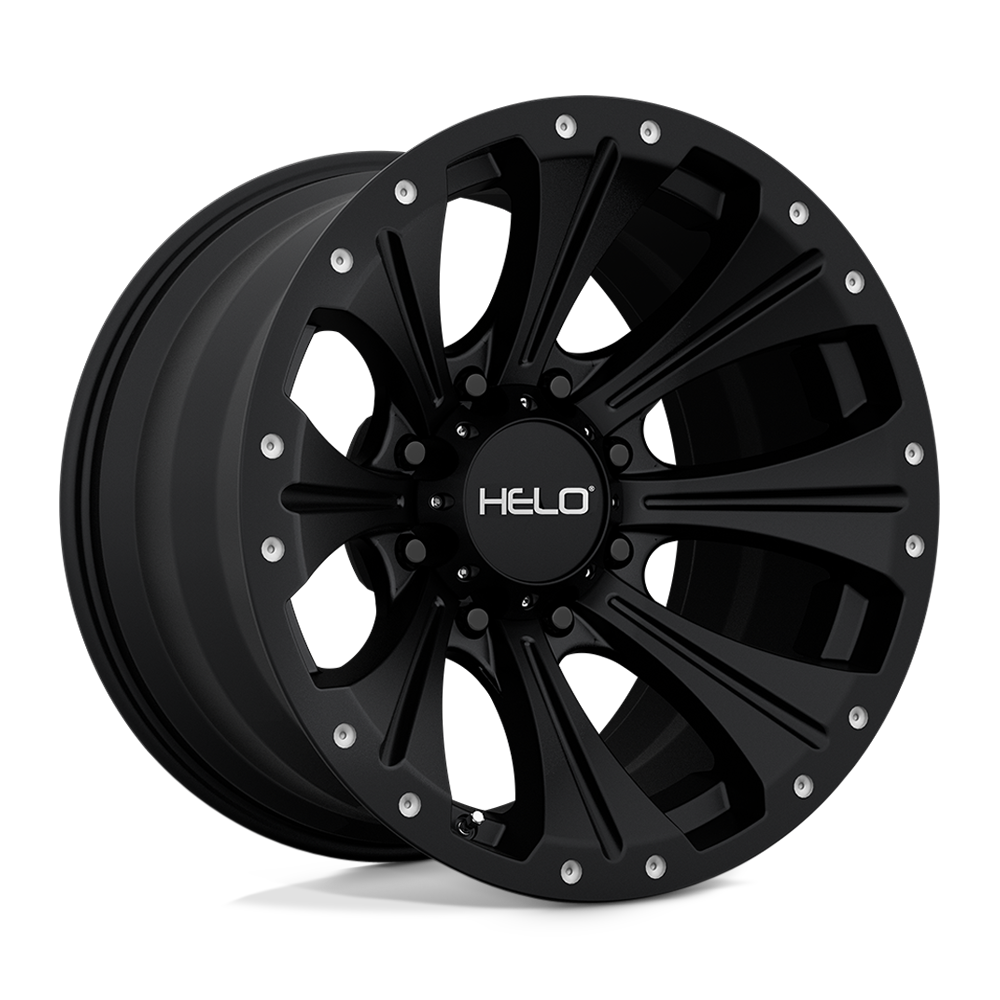 17x9 Helo HE901 Satin Black Wheel 6x5.5 (-12mm)