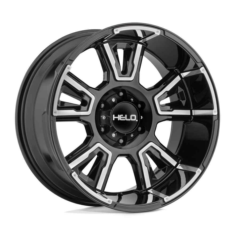 20x9 Helo HE914 Gloss Black Machined Wheel 6x5.5 (0mm)