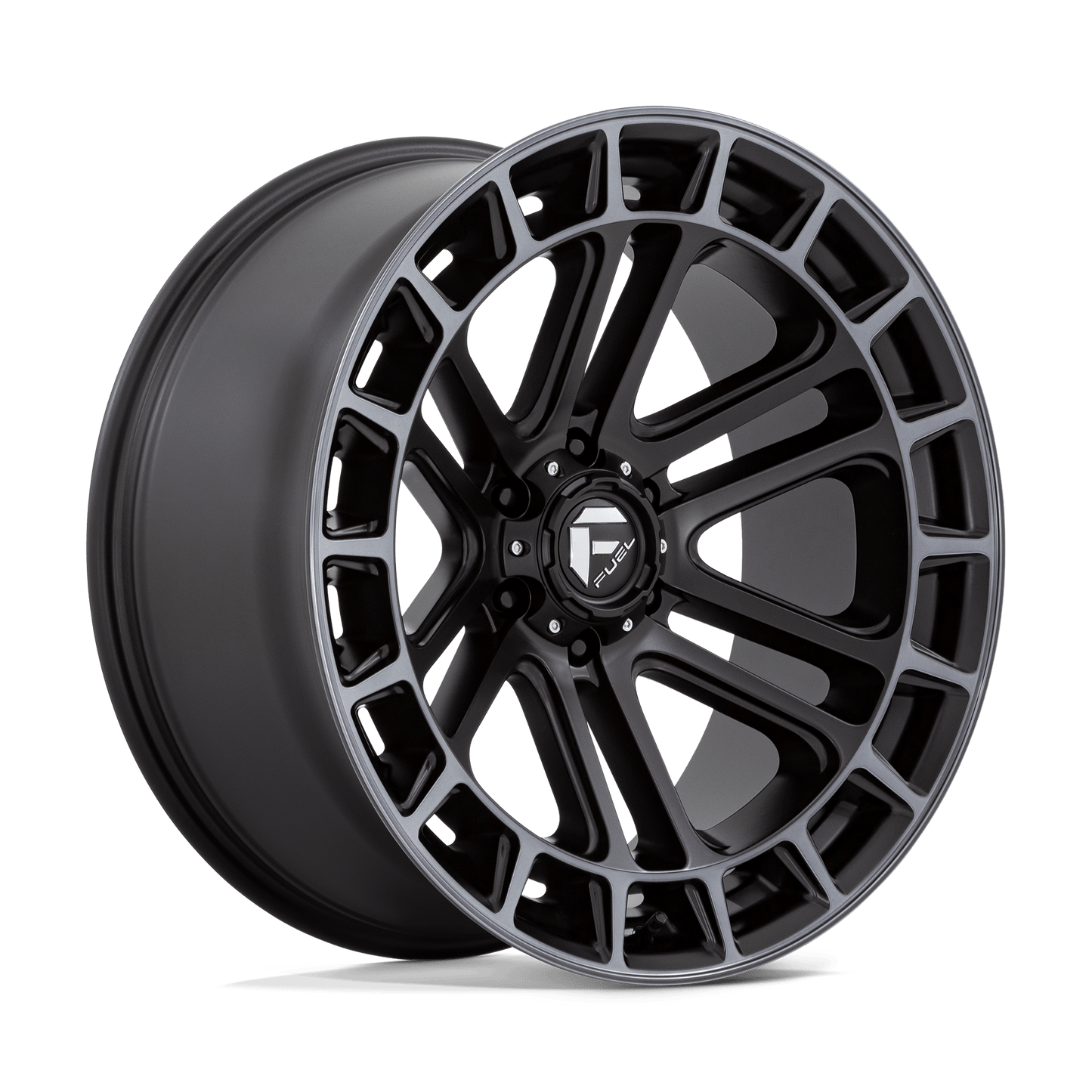 22x10 Fuel D720 Heater Matte Black DDT Machined Wheel 6x5.5 (-13mm)