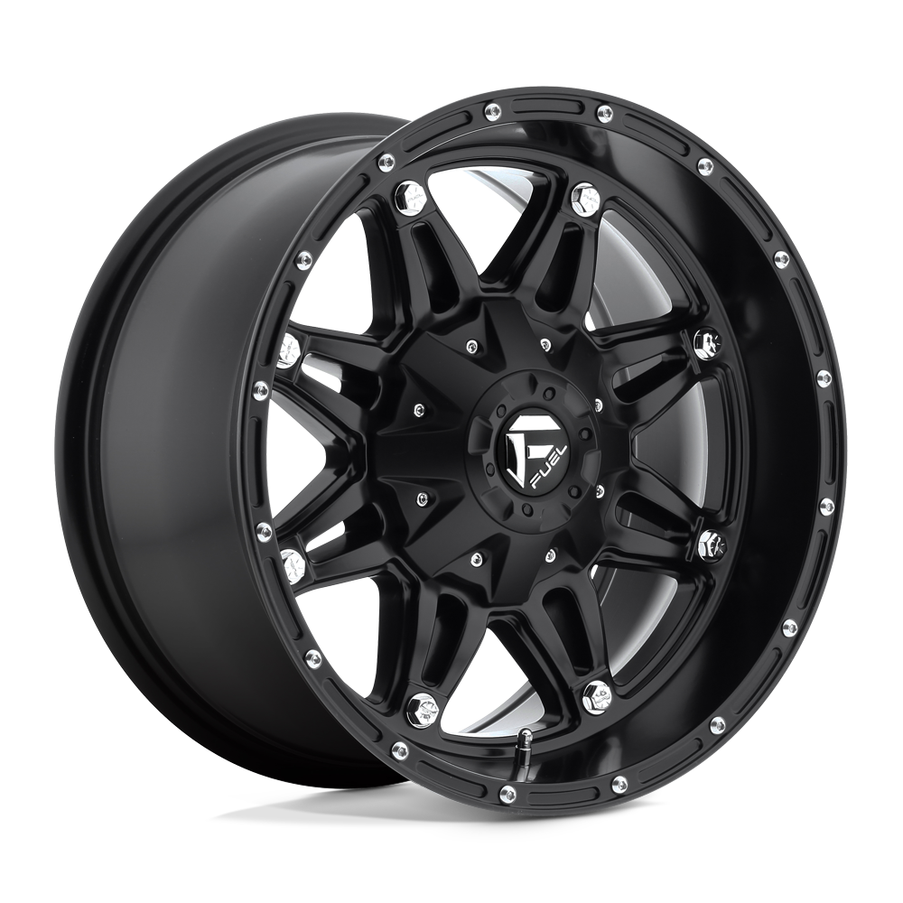 17x9 Fuel D531 Hostage Matte Black Wheel 6x4.5/6x5.5 (-12mm)