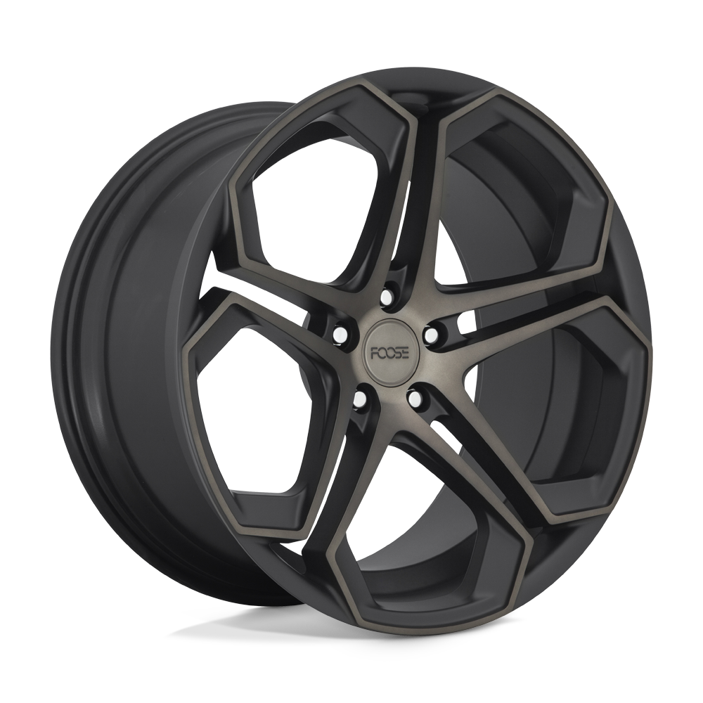 20x10.5 Foose F168 IMPALA MATTE MACHINED DOUBLE DARK TINT Wheel 5x4.5 (40mm)