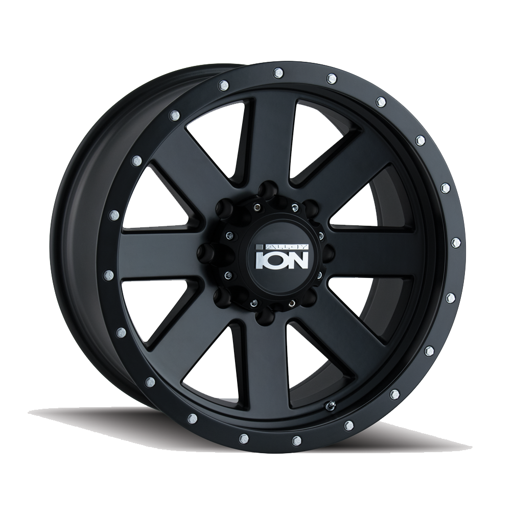 18x10 Ion 134 Matte Black Wheel 8x170 (-19mm)
