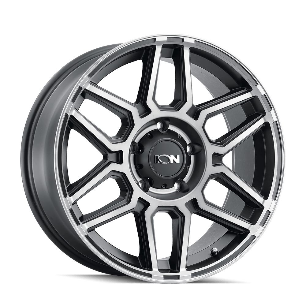 20x10 Ion Type 146 Matte Black w/ Machined Dark Tint Wheel 5x5 (-19mm)
