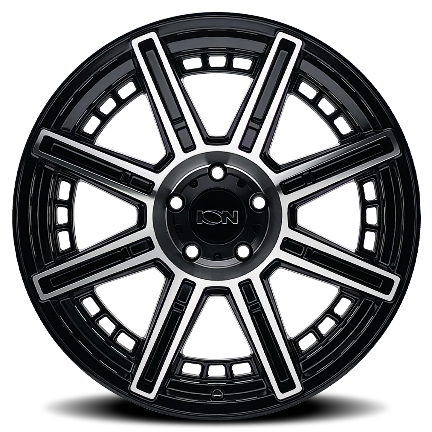 20x9 Ion 149 Black/Machined Wheel 6x5.5 (-12mm)