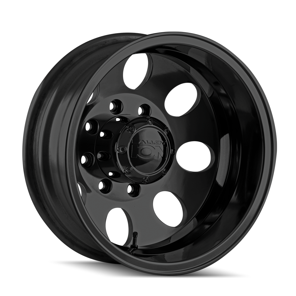 17x6.5 Ion 167 Matte Black DUALLY REAR Wheel 8x200 (-142mm)