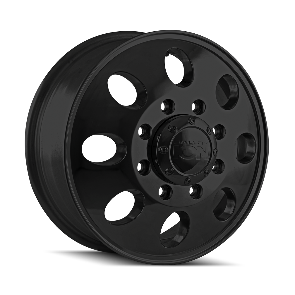 17x6.5 Ion 167 Matte Black DUALLY FRONT Wheel 8x6.5 (125.3mm)