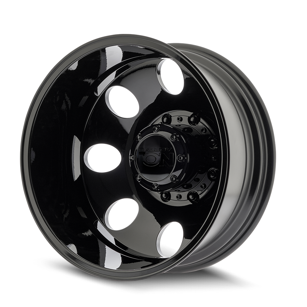 20x8.25 Ion 167 Gloss Black DUALLY REAR Wheel 8x210 (-192mm)