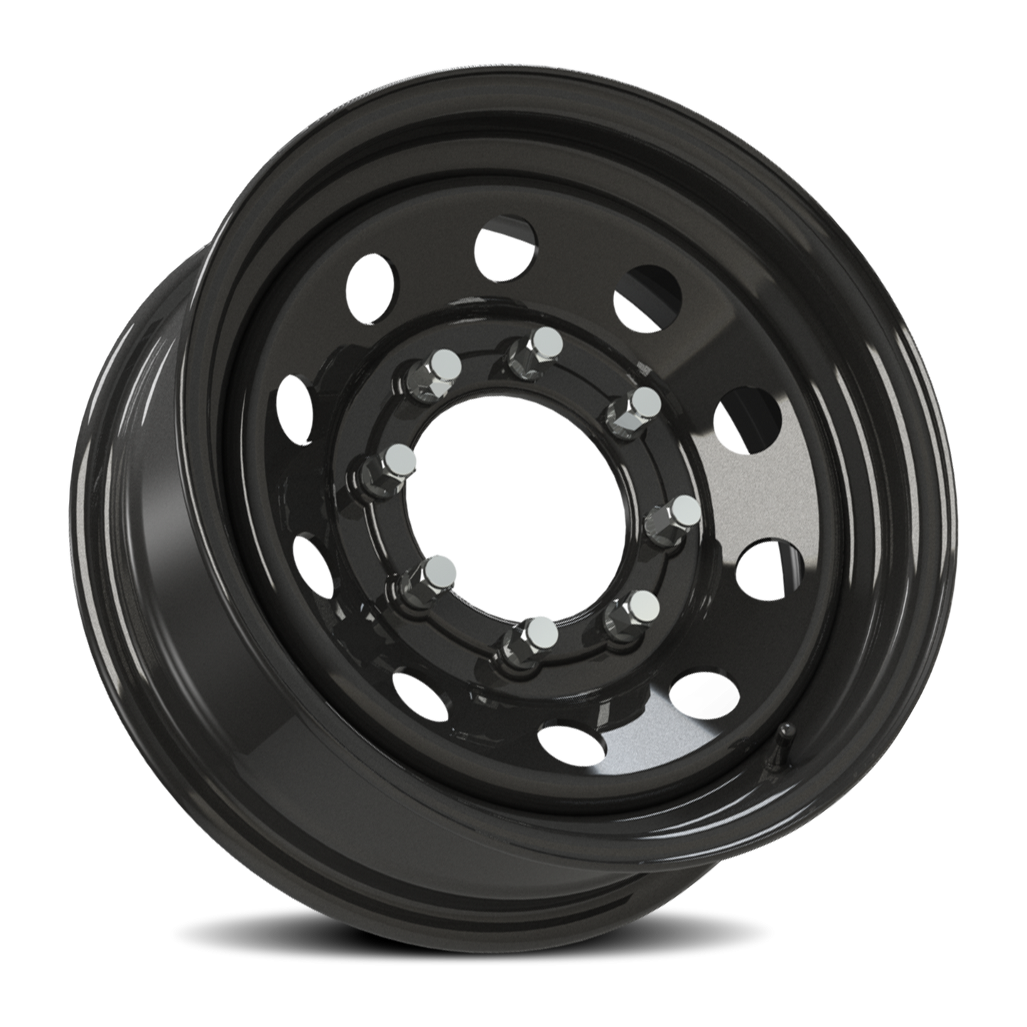 16x6 Vision JG70 Trailer Black Wheel 8x6.5 (0mm)