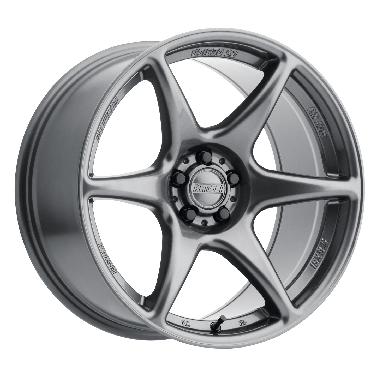 19x10.5 Kansei K11G Tandem Gloss Gunmetal Wheel 5x4.5 (35mm)